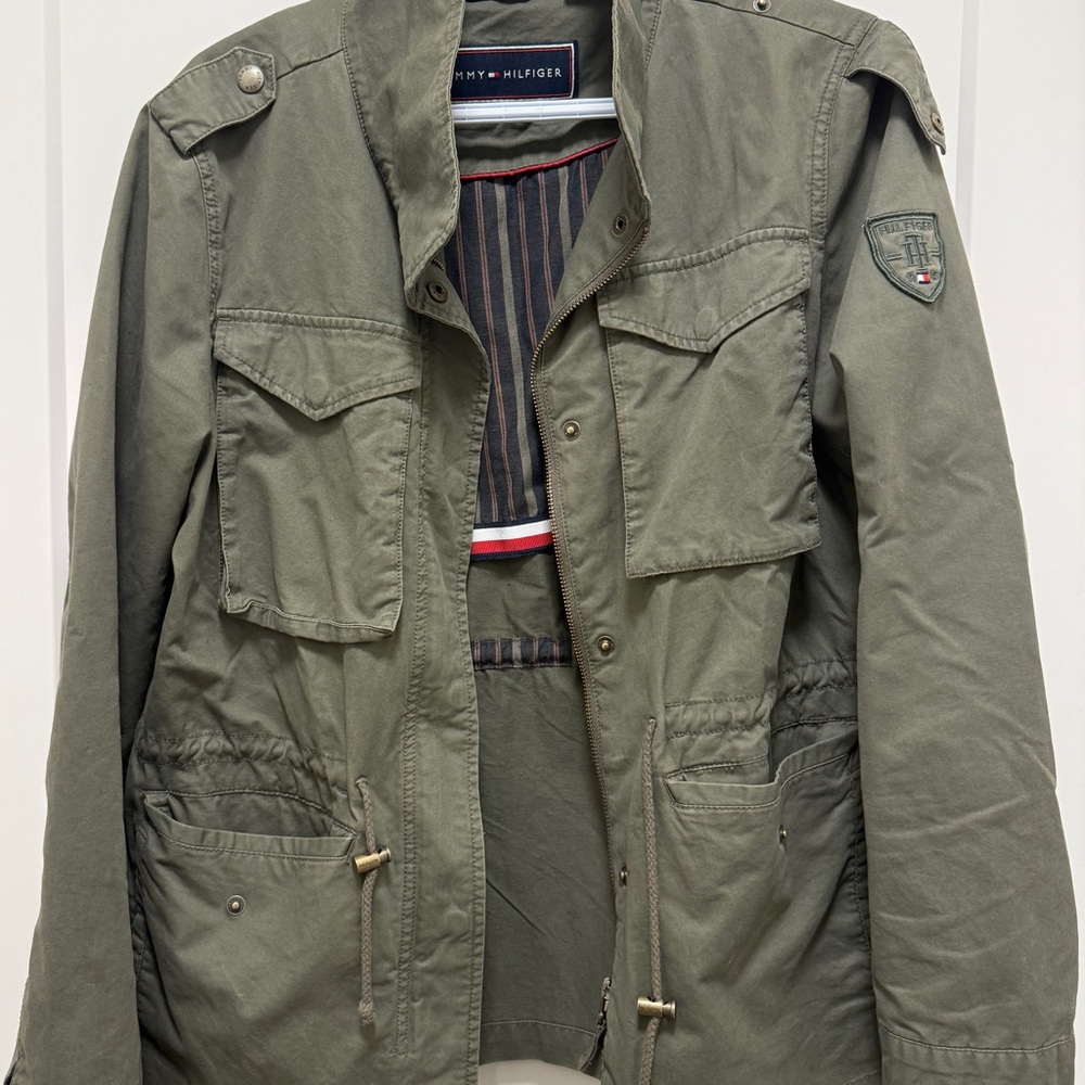 Tommy Hilfiger Khaki Men's Military Jacket